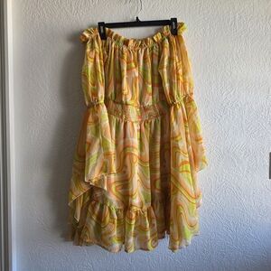 Truth Women's Mini Dress with Vibrant Swirl Pattern